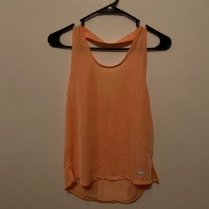 Orange Nike workout tank